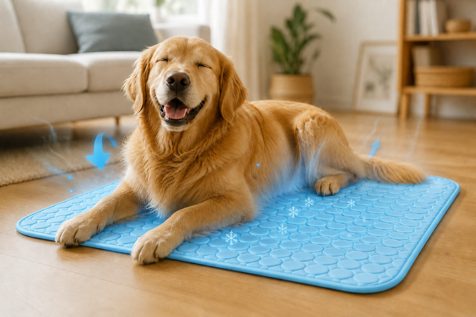 TailSmart ChillMat™ Self-Cooling Dog Mat — No Water, No Freezing, Machine Washable